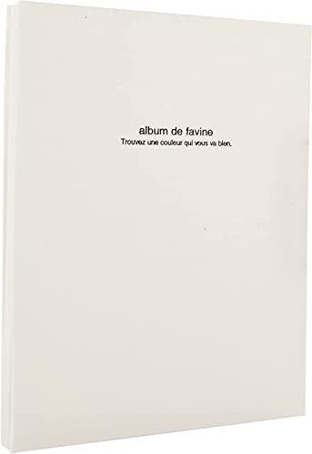 ナカバヤシ フエルアルバム ドゥファビネ A4サイズ ホワイト 黒台紙 20枚 IT-A4D-161-W/20L