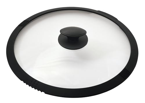 Rakuten - パール金属 ふた 蓋 鍋蓋 ガラス蓋 28cm 用 シリコーン縁巻 さっと湯切りができる HC-816