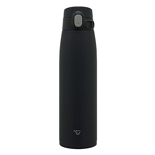 象印マホービン(ZOJIRUSHI) 水筒 シームレスせん 大容量 950ml ワンタッチ ステンレスマグ ブラック ふたとパッキンが一体化 お