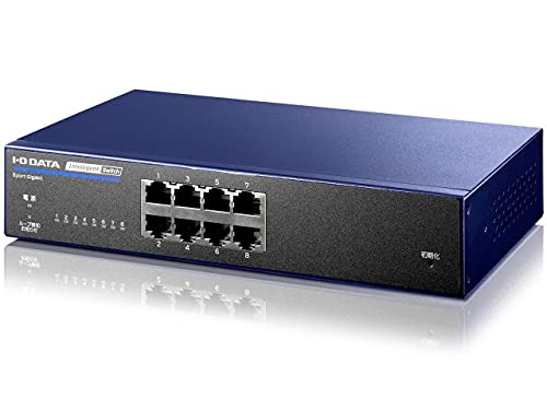 アイ・オー・データ IODATA インテリジェントスイッチ 8ポート L2 IEEE802.1X認証対応 日本メーカー BSH-G08MB アイ・オー・データ IODATA インテリジェントスイッチ 8ポート L2 IEEE802.1X認証対応 日本メーカー BSH-G08MB