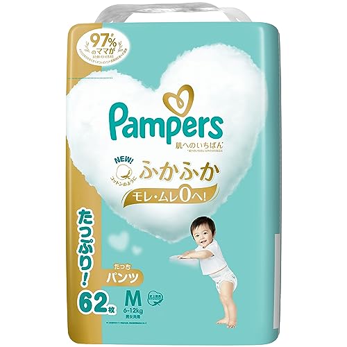 【パンツ Mたっちサイズ】パンパース オムツ 肌へのいちばん (6~12kg) 62枚 【パンツ Mたっちサイズ】パンパース オムツ 肌へのいちばん (6~12kg) 62枚