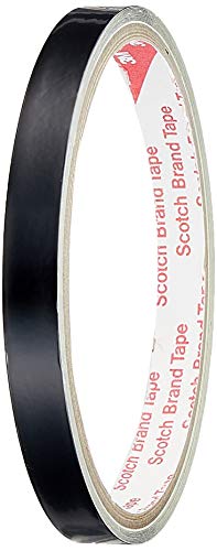 3M 絶縁機能付き黒色導電アルミ箔テープ No.AL-37BLK 9mm幅x3m