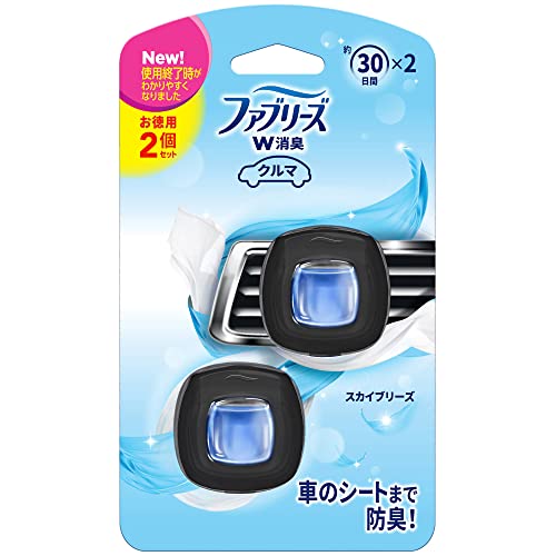 ファブリーズ 消臭芳香剤 車用 クリップ型 イージークリップ スカイブリーズ 2mL×2のサムネイル