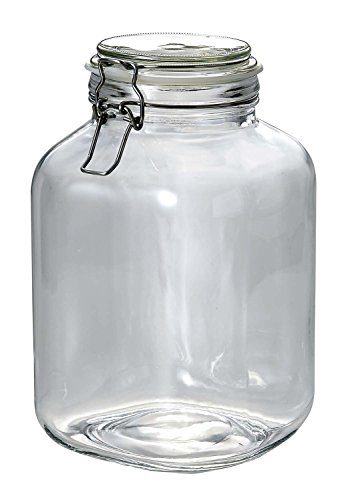 パール金属 梅酒瓶 果実酒びん 3L 3000ml ガラス製 角型 保存 ビン イタリアーナ L-10083.0L