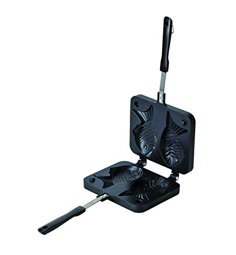 パール金属 たい焼器 おやつDEっSEII フッ素加工 アウトドア キャンプ D-6536 約全長370×幅180×高さ35mm