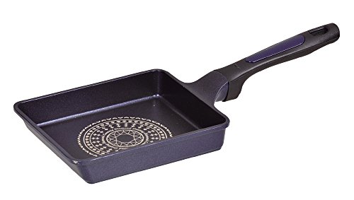 パール金属 軽い 卵焼き フライパン 15×18cm ガス火専用 玉子焼き器 驚きの軽さ ブルーダイヤモンドコート HB-2020