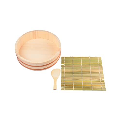 パール金属 太巻き ちらし寿司 3点セット 寿司桶 27cm 約3合 しゃもじ 巻きす 寿司 自宅 おウチで楽し..