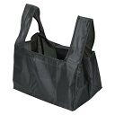 パール金属 マルチェ 底が広いエコバッグ ブラック D-6600