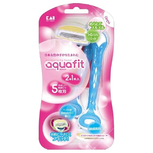 貝印 AQUAFIT 2+1本入