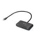 バッファロー USBハブ USB-C 3.2 Gen1 3ポート 90W USB PD対応 4K HDMI 5Gbps 高速データ転送 ブラック(2)
