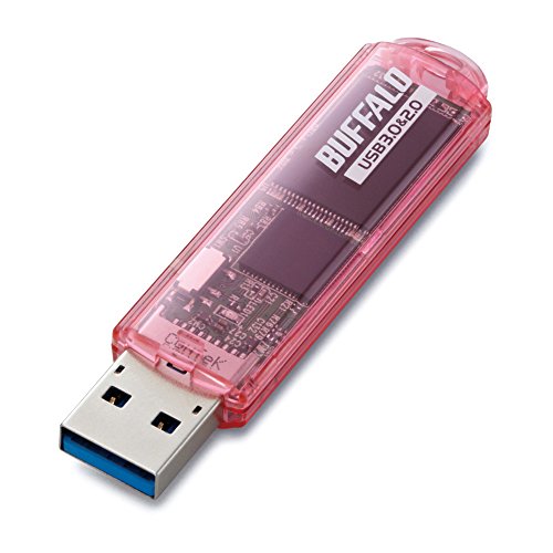 バッファロー BUFFALO USB3.0対応 USBメモリ スタンダードモデル 64GB ピンク RUF3-C64GA-PK
