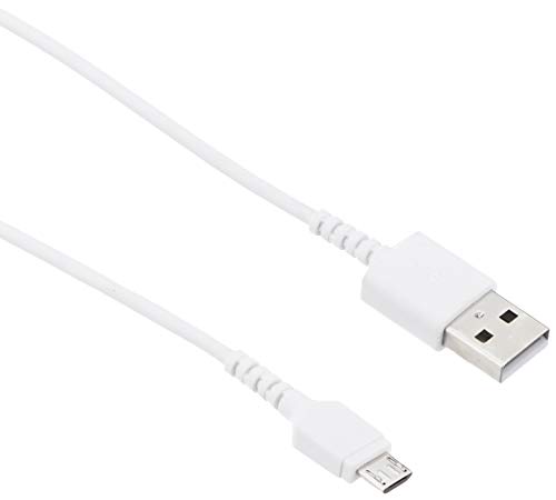 バッファロー BUFFALO USBmicroBケーブル スリム 1.0m ホワイト BSMPCMB110WH
