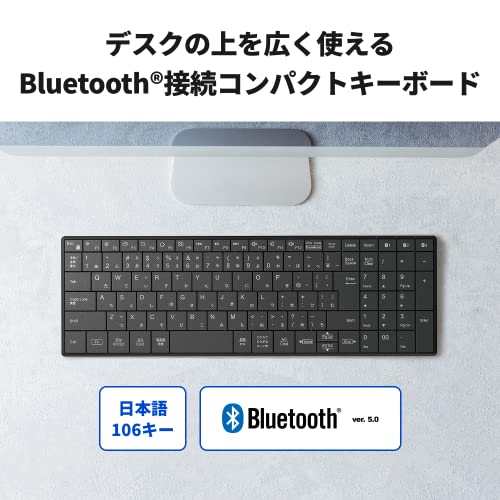 �Хåե����� Bluetooth 5.0 �б� ����ѥ��ȥ����ܡ��� PC/Windows/Mac/iOS/iPadOS/Android �б�