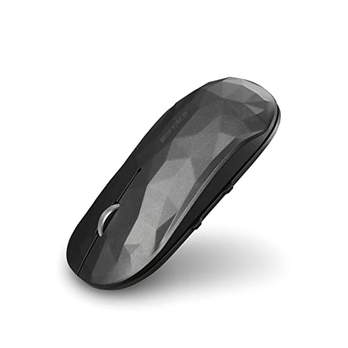バッファロー ワイヤレス モバイルマウス Bluetooth FLEXUS 薄型軽量 5ボタン 【戻る/進むボタン搭載】 無線 静音 BlueL
