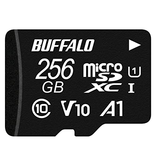 バッファロー microSD 256GB 100MB/s UHS-1 U1 microSDXC【 Nintendo Switch 対応 】V10