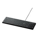バッファロー BUFFALO USB接続 有線スタイリッシュキーボード ブラック BSKBU15BK(2)