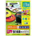 エレコム 手作りステッカー 強力粘着タイプ A4サイズ 3枚入り ホワイト EDT-STSW