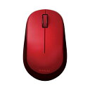 エレコム マウス ワイヤレス (レシーバー付属) Mサイズ 3ボタン BlueLED EPRIM レッド M-DY12DBXRD(3)