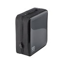 エレコム(ELECOM) DVD CDケース セミハード ファスナー付 320枚収納 ブラック CCD-H320BK(2)