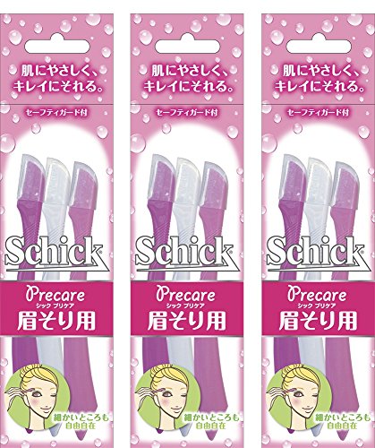 Schick(シック) シック Schick Lディスポ 使い捨て 眉そり用 (3本入)×3個 セーフィガード付 女性 カミソリ フェイス Schick(シック) シック Schick Lディスポ 使い捨て 眉そり用 (3本入)×3個 セーフィガード付 女性 カミソリ フェイス