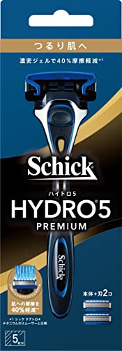 Schick(シック) ハイドロ5プレミアム つるり肌へ ホルダー(刃付き+替刃1コ) 髭剃り カミソリ Schick(シック) ハイドロ5プレミアム つるり肌へ ホルダー(刃付き+替刃1コ) 髭剃り カミソリ