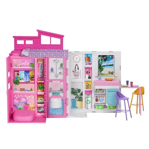 バービー(Barbie) バービー65? ちきゅうにやさしい 2かいだてのピンクのおうち （ドール別売） きせかえ人形・ハウス ままごと・ごっこ