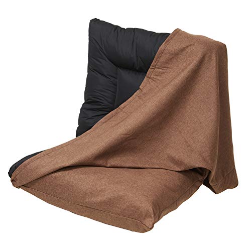 ドウシシャ AKDZ専用 座椅子カバー単品 ブラウン 洗える しっかり生地で洗濯しても縮まない 大き