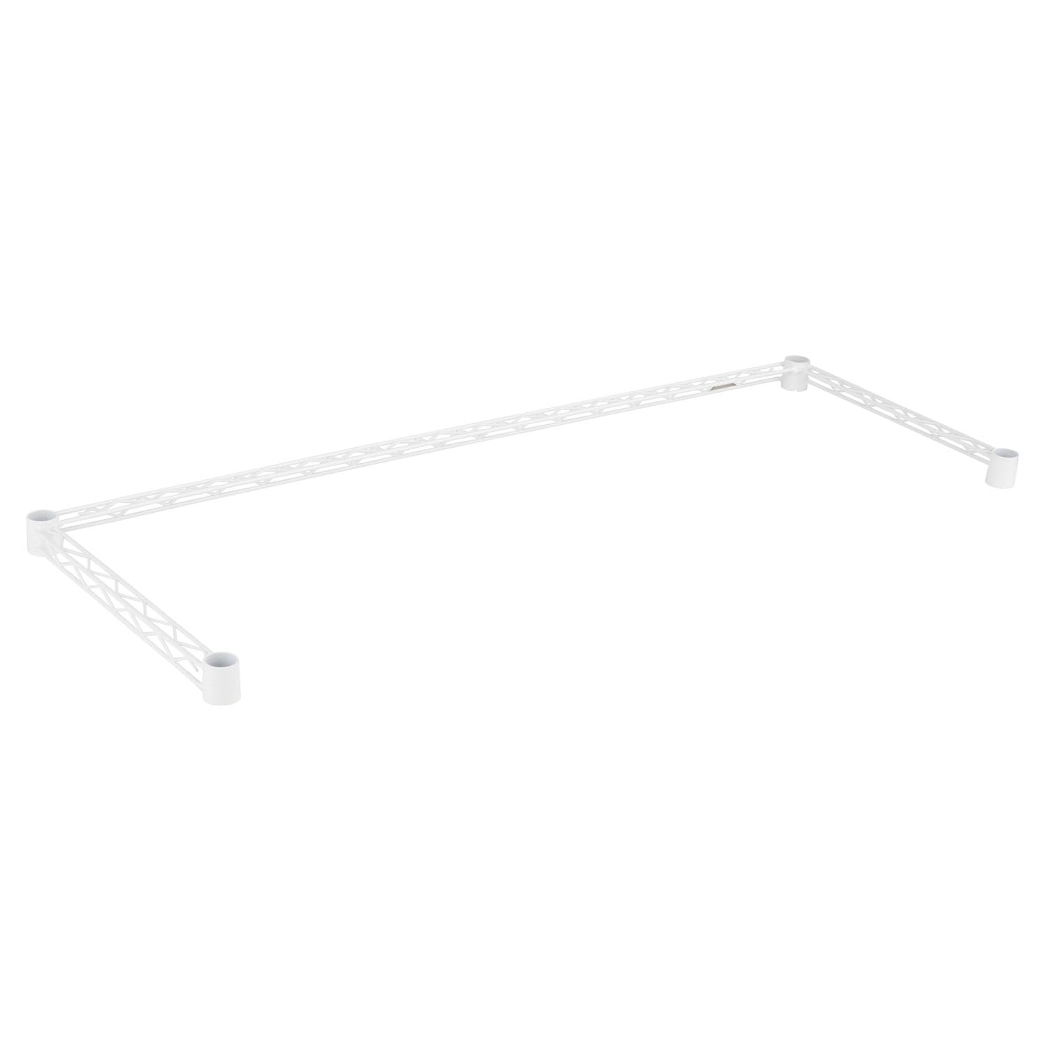 ドウシシャ ルミナス ラック スチールラック 補強パーツ コの字バー ワイヤーバー 白 幅111×奥行41cm L..