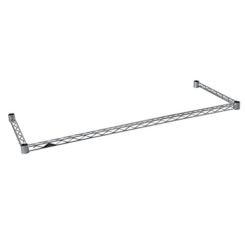 ドウシシャ ルミナス ラック スチールラック 補強パーツ コの字バー ワイヤーバー 幅121.5×奥行46cm 25..