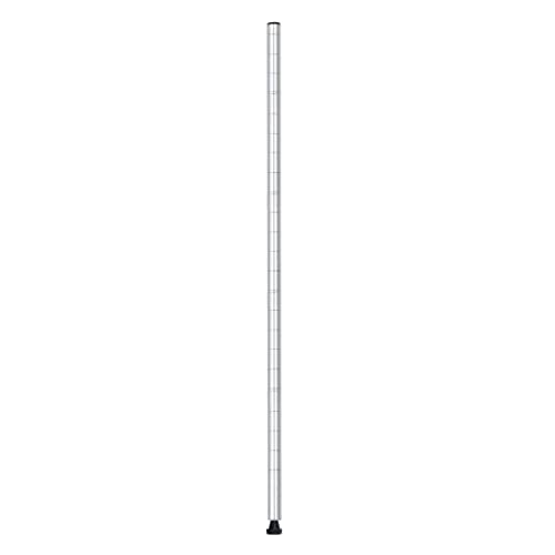 樂天商城 - ドウシシャ ルミナス スチールラックパーツ 基本ポール 支柱 高さ70cm 1本 ポール径19mm アジャスター付き 19P070 可愛い おし