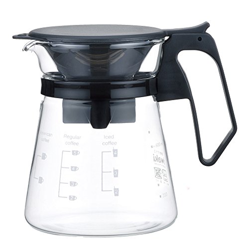 iwaki(省) Ǯ饹 ҡС & ɥåѡ ݥå ҡϥ 600ml KT8685-BK ꥢ