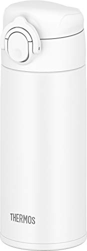 【食洗機対応モデル】サーモス 水筒 真空断熱ケータイマグ 350ml ホワイト 本体もパーツもすべて食洗機対応 ワンタッチオープン ステンレス