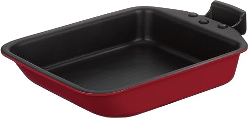 樂天商城 - サーモス デュラブルシリーズ 取っ手のとれる玉子焼きフライパン 15cm レッド IH対応 KEA-015 R