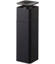 山崎実業(Yamazaki) 片手で出せる ディスペンサー ブラック 約W5.5XD5.5XH18.5cm タワー 洗剤 化粧水 アルコール対応