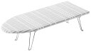 山崎実業(Yamazaki) 北欧風 舟型 アイロン台 チェック グレー 約75X30X20cm 暮らしの定番 1223