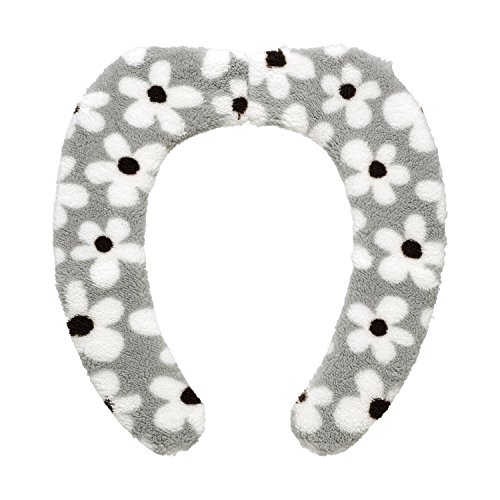 レック(LEC) ぴたQ 吸着 べんざシート ふわふわ ボア (デイジー ・ グレー) 洗濯OK BB-497