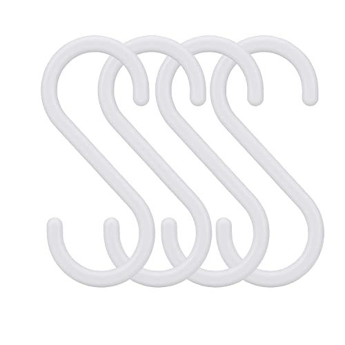 Rakuten - レック(LEC) S字フック(大) 4個入 耐荷重:4kg ホワイト H00502