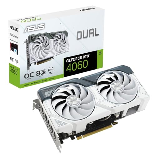 ASUS DUAL GeForce RTX 4060 OC エディション 8GB GDDR6 / DUAL-RTX4060-O8G-WHITE