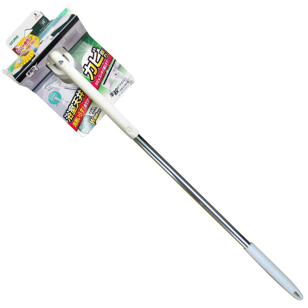 アズマ工業(Azuma Industrial) アズマ 浴室天井用ワイパー 浴室カビ取り楽絞りワイパー 拭き幅18cm 全長82cm 洗剤不要