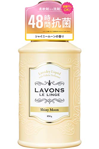 ・ 850グラム (x 1) 4582469497714・・ScentName:ムスクSize:850グラム (x 1)・商品サイズ (幅×奥行×高さ) :幅105mm ×高さ222mm ×奥行105mm・原産国:ベトナム・内容量:850g・柔軟剤入りで、ふんわりやわらかな仕上がり説明 商品紹介 48時間抗菌(*1)で部屋干しもOK。いい香りが続く、ふんわりやわらか仕上げの柔軟剤入り洗剤。 爽やかで心地よいシャイニームーンの香り。 ●繊維の奥まで白く ●すすぎ1回でOK ●48時間抗菌(*1)、部屋干しOK ●オーガニックエキス配合 ●蛍光増白剤フリー(*2) *1 すべての菌に対して抗菌効果があるわけではありません。*2 製品に蛍光剤は配合しておりませんが、生産工程上、微量に検出されることがあります。 ※パッケージデザイン等は予告なく変更されることがあります・使用上の注意 【使用上の注意】●用途以外に使わない。●子供のシャボン玉遊びやいたずらに注意し、手の届くところに置かない。●認知症の方の誤飲を防ぐため、置き場所に注意する。●使用後は手をよく洗い、クリームなどでお手入れをする。●荒れ性の方や長時間使用する場合、また原液で使用する場合は炊事用手袋を使う。●洗たく機のフタなどのプラスチック部分についたときはすぐふきとる。放置すると傷むことがある。●直射日光に当たる場所や高温になる所に置かない。(まれに変色することがありますが品質上問題ございません。)【応急処置】 ●目に入ったときは、こすらずすぐに流水で15分以上洗い流す。●飲み込んだときは、吐かずに口をすすぎ、水を飲む等の処置をする。●いずれの場合も異常が残るときは、医師に相談する。※受診時は商品を持参する。・原材料・成分 界面活性剤相当分 16%(高級アルコール系(非イオン)、ポリオキシアルキレンアルキルアミン)、香料、安定化剤、抗菌剤、柔軟成分、酵素