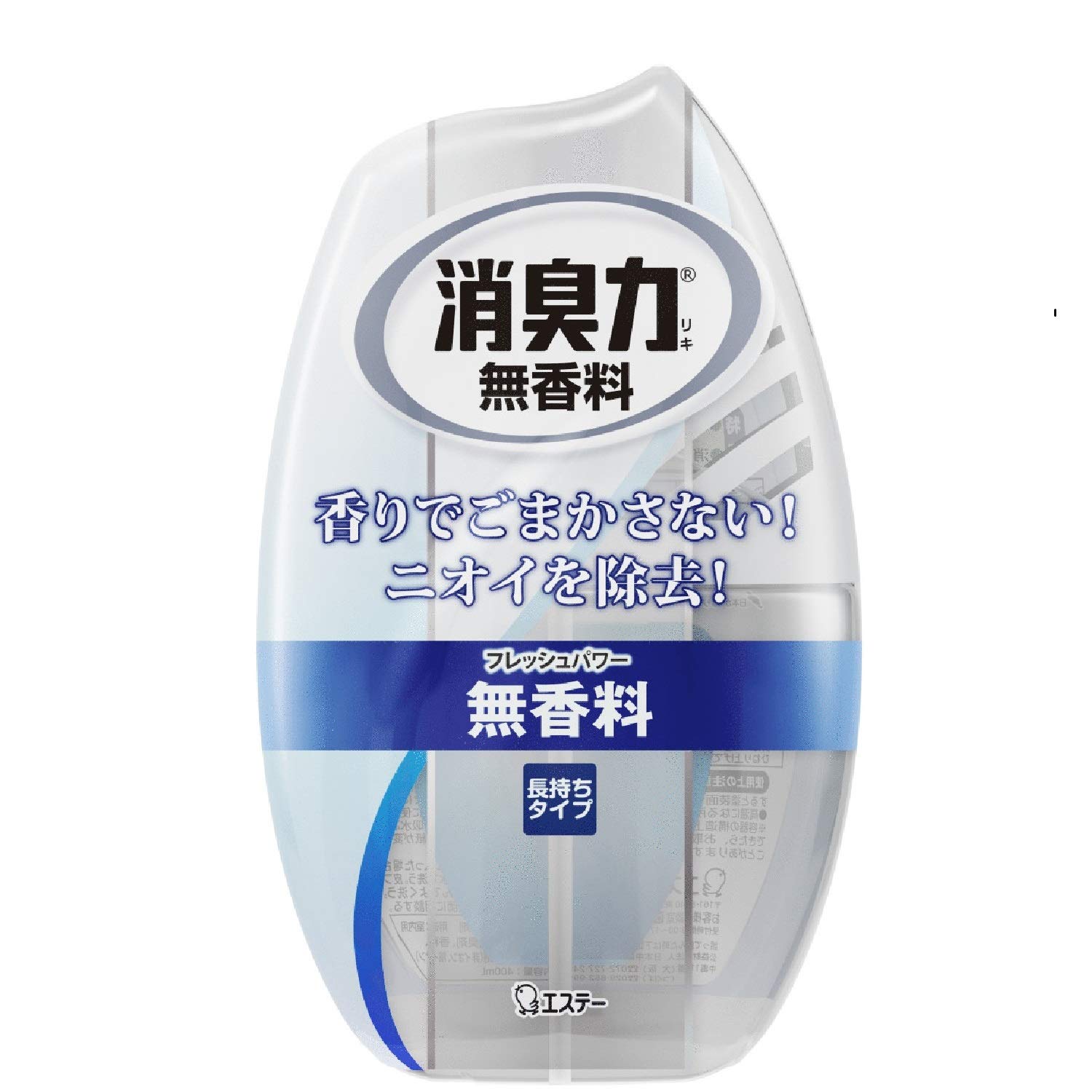 ・無香料 400ミリリットル (x 1) 394898・・FlavorName:無香PatternName:お部屋の消臭力・【 無香 】香りでごまかさない ニオイを除去・【ナノパウダー※配合】 すばやく強力に空間を消臭。※ナノレベルの孔(あな)を持つ、悪臭を吸着する消臭剤。・通常約2~3ヵ月持続します(使用環境により異なります)。・【用途】消臭剤 室内(玄関 リビング)用・【無香料】説明 幼児の手の届くところに置かない。液が目に入った場合は充分流水で洗う。皮膚についた場合は石けんでよく洗う。異常のある時は医師に相談する。安定した場所に置く。液がしみ出るので倒さない。液が付着すると塗装面や床がシミになったり、変色の恐れがあるのですぐ拭き取る。高温になる所や直射日光の当たる所には置かない。ろ紙がわずかに着色することがありますが、性能上問題ありません。用途以外に使用しない。 しっかり消臭、ずっと香る! ナノパウダー配合で、すばやく強力に空間を消臭。消臭された空間に、香りがしっかり広がります。ラベルフィルムをはがせば、すっきりデザイン。お好みで下部フィルムデザインも残せます。香りや効果の強さが調節できます。香りや効果は通常約2~3ヶ月持続します。(使用状況により異なります。)