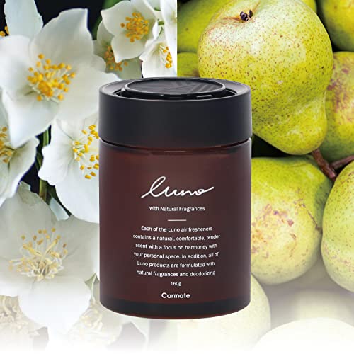 カーメイト(CARMATE) 車用 消臭芳香剤 LUNO ルーノ ゲル ラージ 置き型 ジャスミン & ペアー 大容量 16..