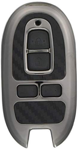 カーメイト(CARMATE) 車用 キーケース リモコン スズキ A メッキ カーボン調 アルト エブリイ ハスラー DZ241