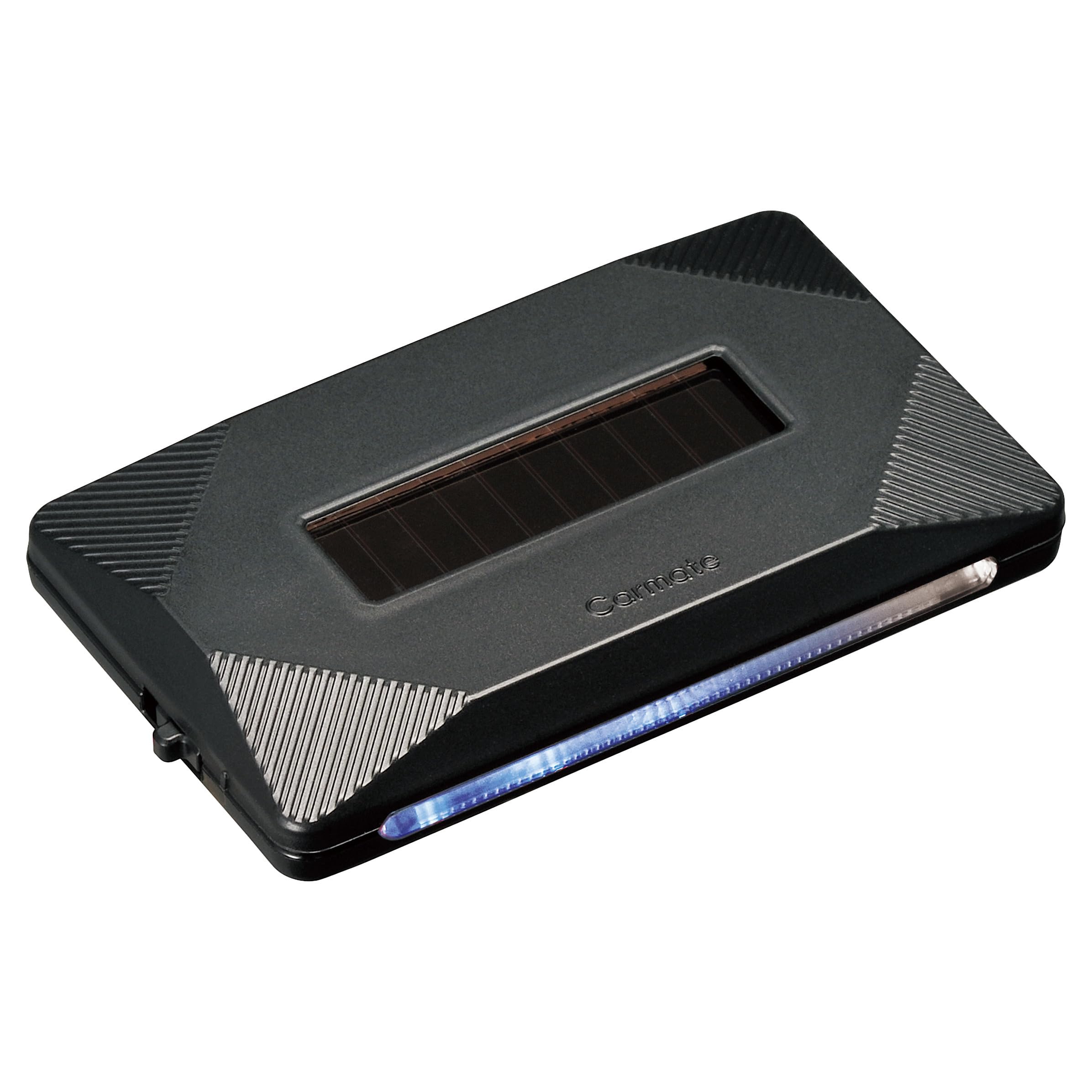 樂天商城 - カーメイト(CARMATE) 車用 セキュリティ 衝撃センサー内蔵 防犯 LEDライト ナイトシグナル フロー発光 ブルー 配線不要 ソーラー警