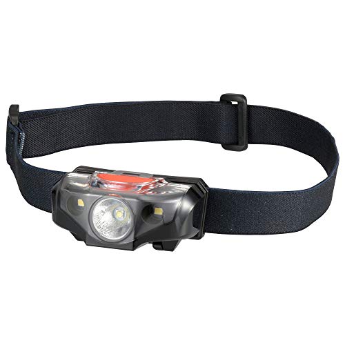 Rakuten - オーム電機 LEDヘッドライト(SOS救難モールス信号点滅機能/140lm/単3形×1本使用/連続使用時間2h) LC-SOS140-K ブラッ