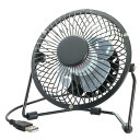 オーム(OHM) 扇風機 USBミニファン 卓上扇風機 ミニ扇風機 デスクファン USB電源 ブラック KIS-U10TPB-K 08-1611
