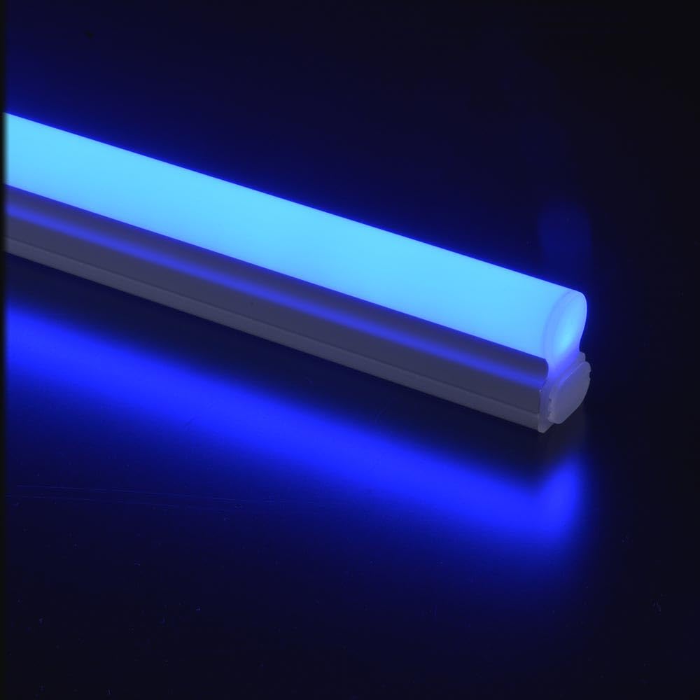 オーム電機 連結用LEDイーブライトスリムライトバー 900mm 青色 led 蛍光灯 コンセントタイプ 90cm LEDバーライト ロフト ベのサムネイル