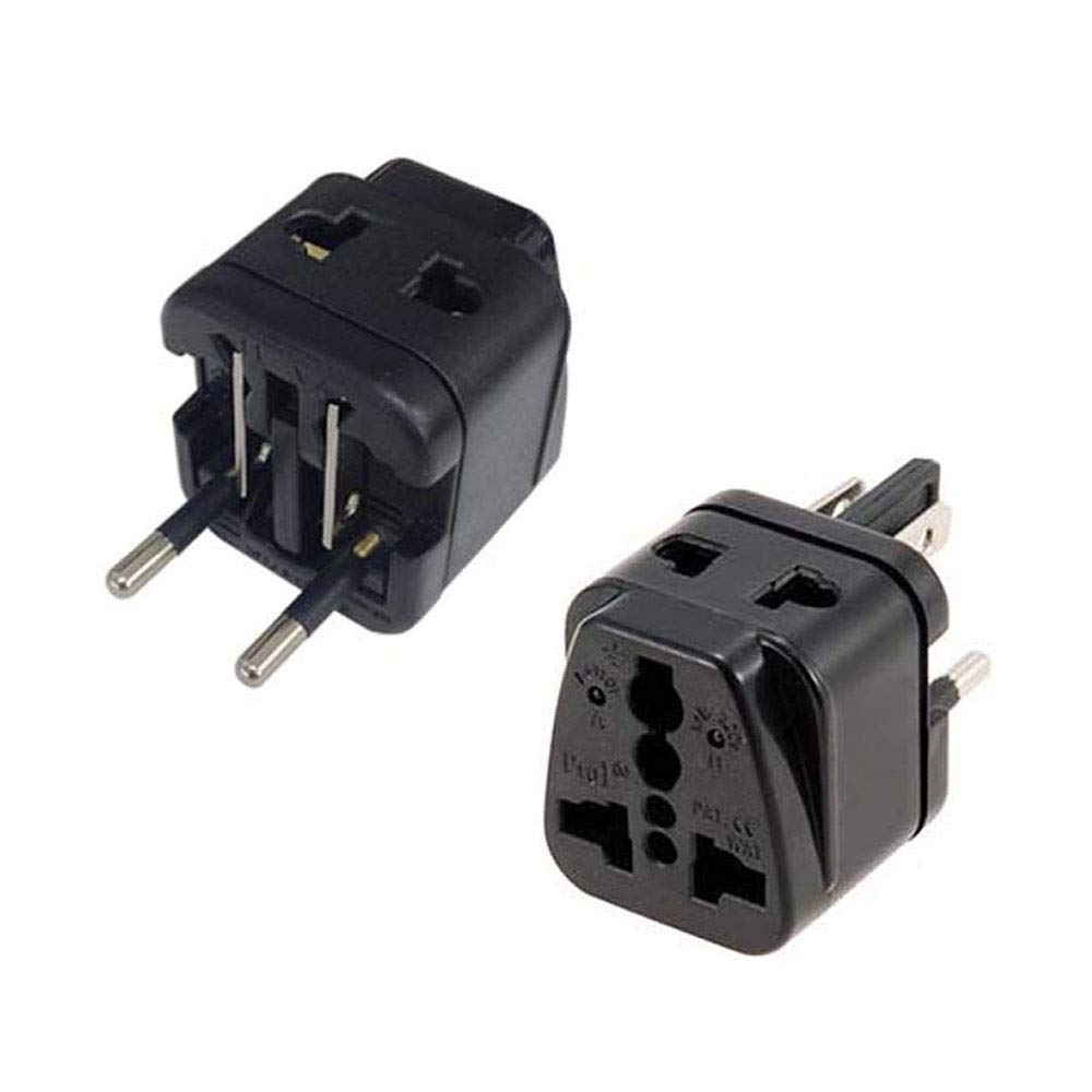 オーム電機 旅行用品・旅行小物 ブラック 3.5×4×5.5cm