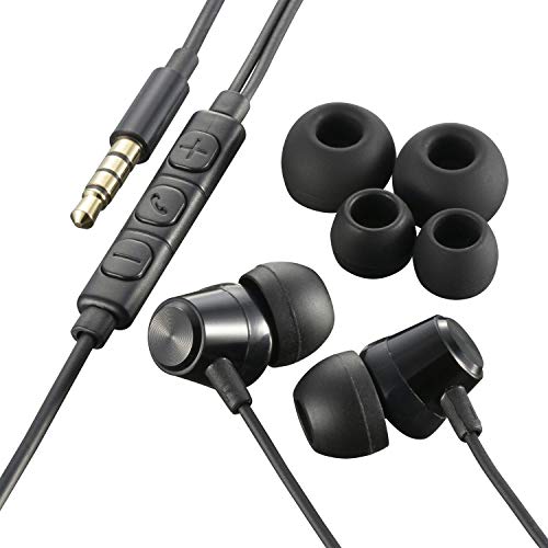 Rakuten - オーム電機 AudioComm スマホ対応ステレオインナーホン ブラック HP-B172N-K 03-2482 OHM