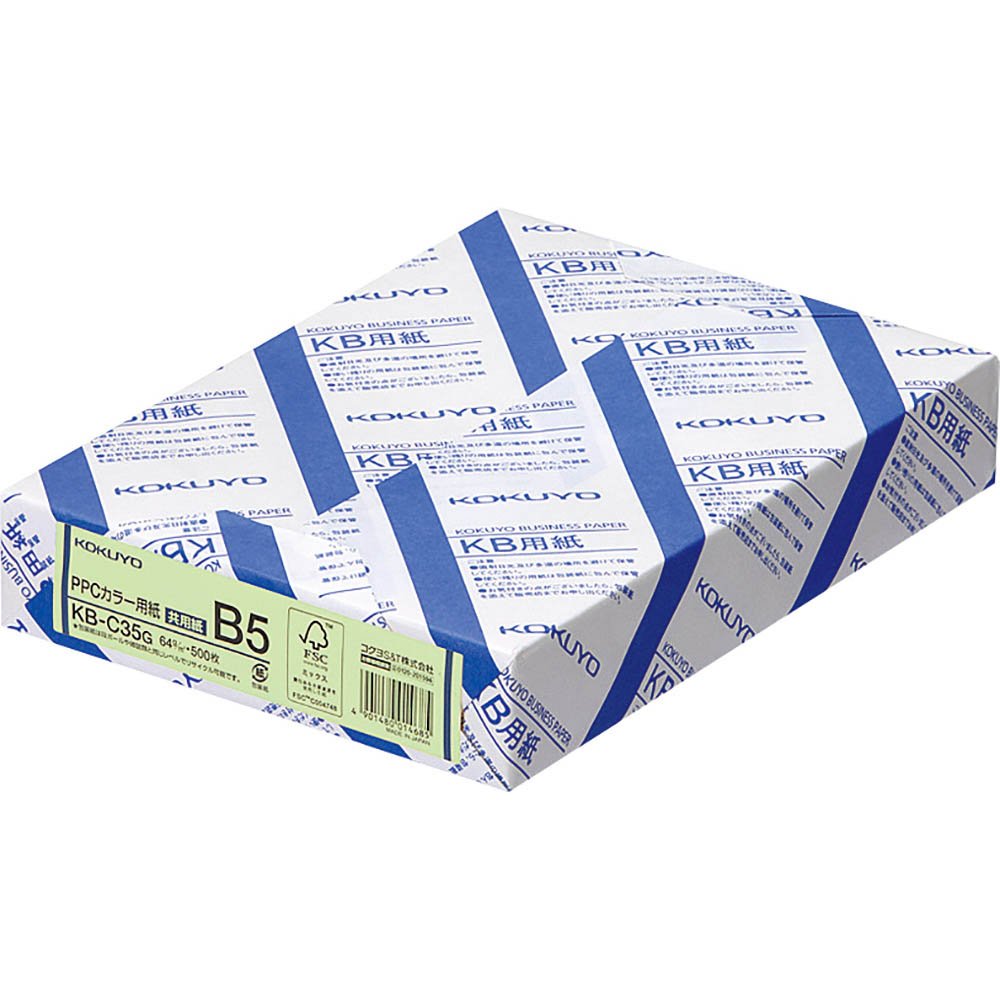(KOKUYO) PPC顼ѻ ѻ FSCǧ B5 500  KB-C35G